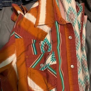 Western wrangler button down